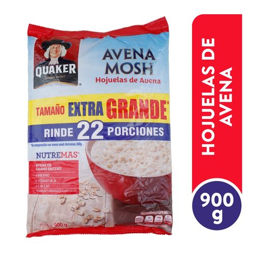 Avena Quaker Nutremas Mosh - 900 g