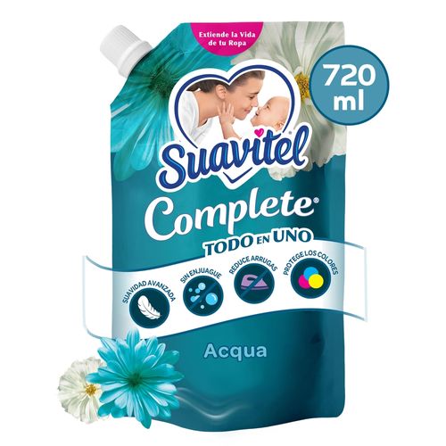 Suavizante de telas Suavitel complete aqua - 720 ml