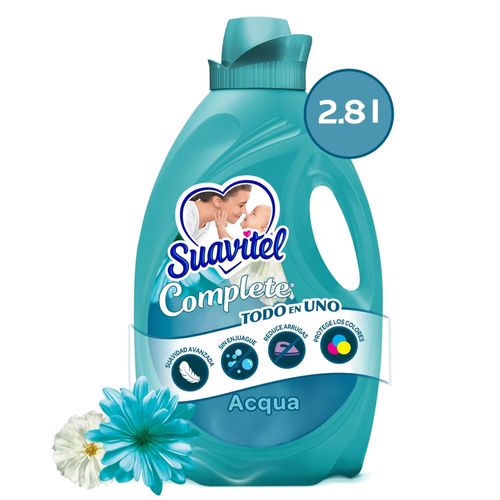 Suavizante De Telas Suavitel Complete Acqua - 2.8L