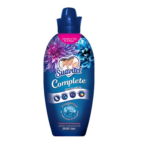 Suavizante de Telas Suavitel Complete Fresca Primavera - 1.3 L
