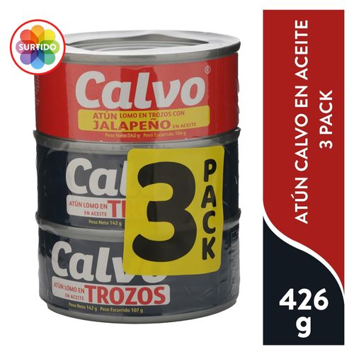 Atún Calvo en aceite 3 pack - 426 g