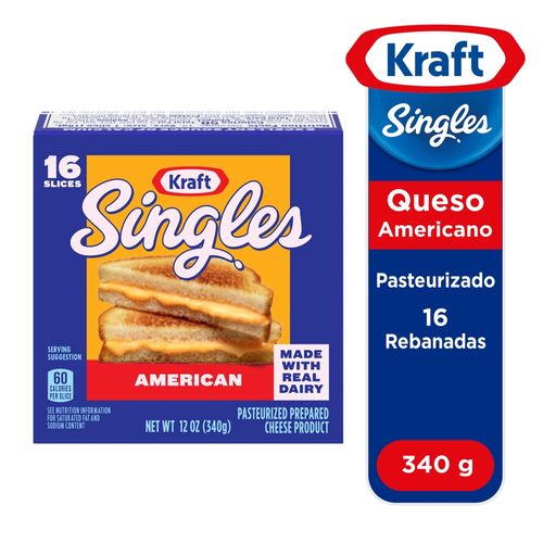 Queso Americano Kraft Rebanado - 340 g