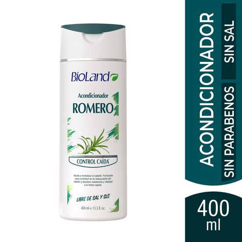 Acondicionador Bioland Romero Control Caída - 400 ml