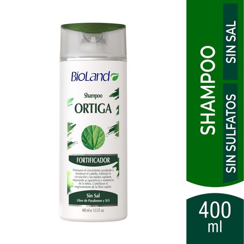 Shampoo Bioland Ortiga Fortificador - 400 ml