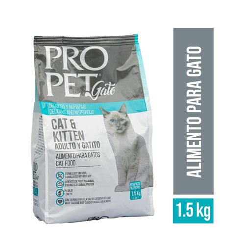 Alimento Pro Pet para gato bolsa - 1500 g