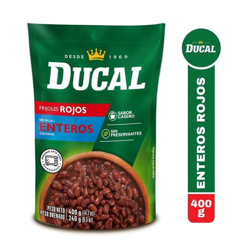 Frijol Rojo Ducal entero -400 g