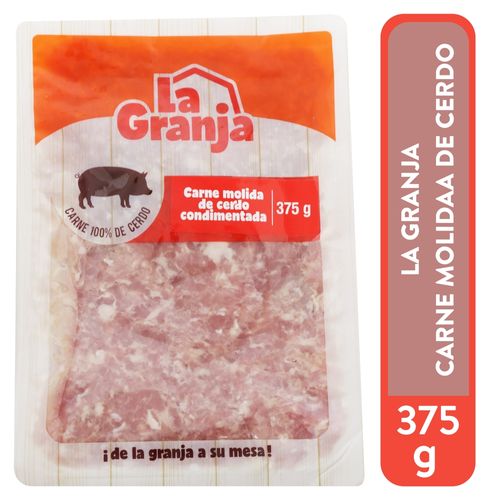 Molida De Cerdo Condimentada 375 G Ea