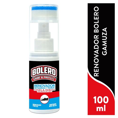 Renovador Bolero gamuza negro con cepillo - 100 ml