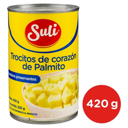 Trocitos Suli de Corazón de Palmito - 420 g