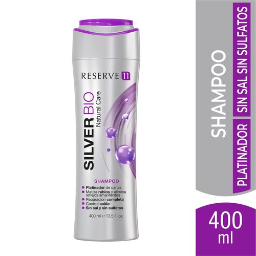 Shampoo Reserve 11 Silver Plex Platinador Matizante - 400 ml