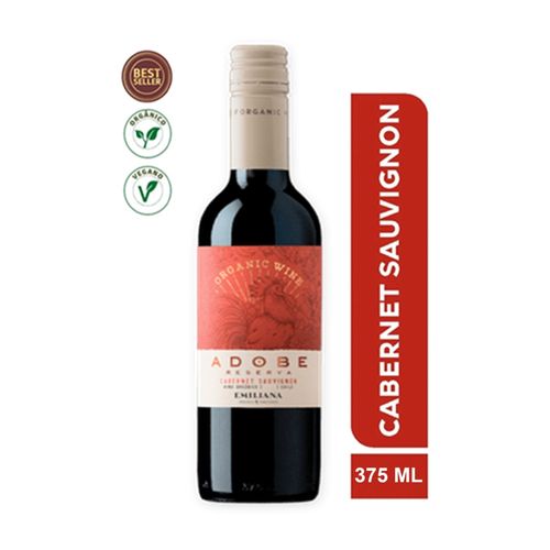 Vino Orgánico Adobe Cabernet - 375 ml