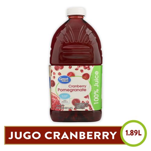 Jugo Great Value Granada Arándano -1890ml