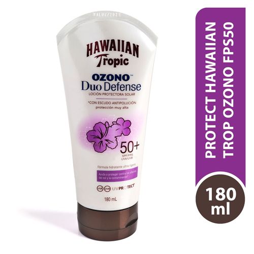 Protector solar Hawaiian Tropic ozono FPS 50 - 180 ml