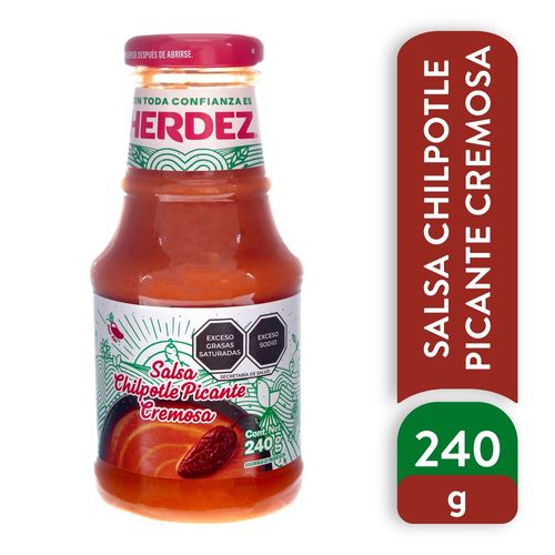 Salsa chipotle Herdez picante y cremosa - 240 g