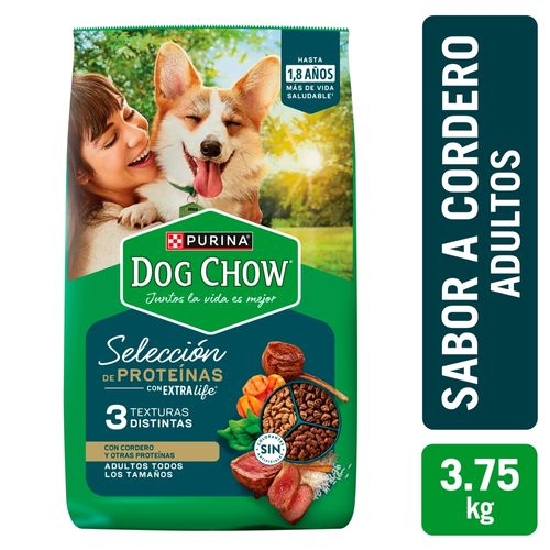 Alimento para Perros Purina Dog Chow Selección Proteína Cordero - 3.75 kg