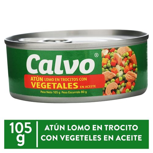 Atun Calvo Trocitos Aceit Vegetal 105gr