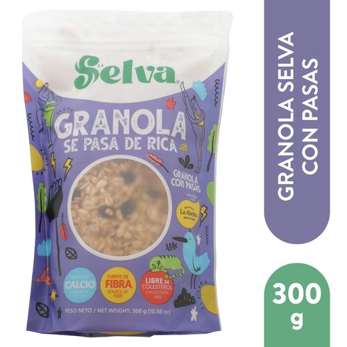 Granola Con Pasas La Selva 300 Gr