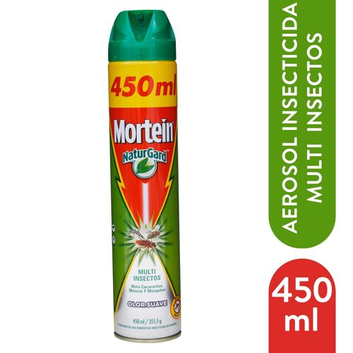 Insecticida Mortein Multi Insectos Olor Suave Aerosol -450ml