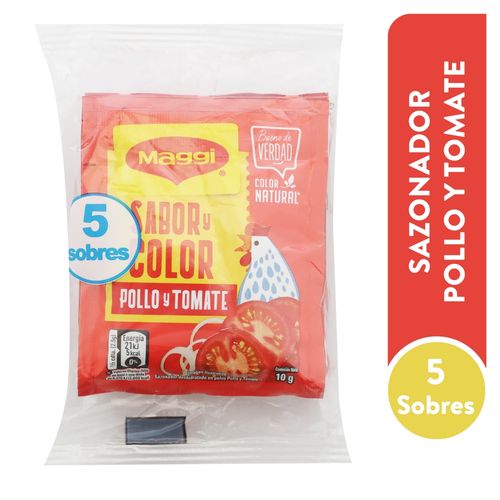 Consome Maggi Pollo Y Tomate 5 pack - 50 g