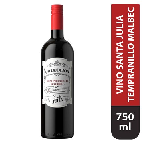 Vino Santa Julia colección tempranillo Malbec-750 ml