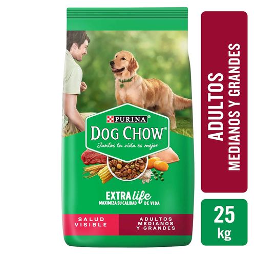 Alimento para perro Purina Dog Chow Adulto medianos y grandes - 25 kg