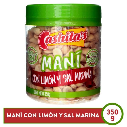 Maní Cashitas Con Limón Y Sal Marina - 350g
