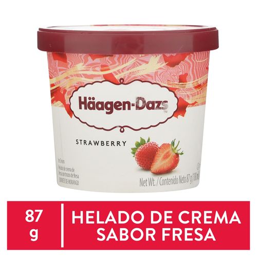 Helado Häagen Dazs fresa - 87 g