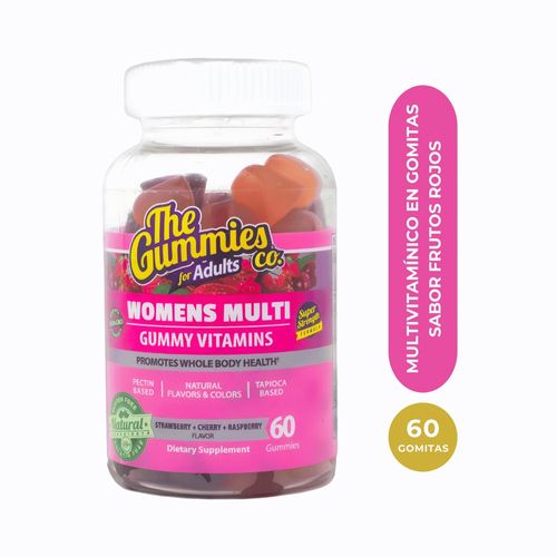 Multivitaminico para Mujer en Gomitas The Gummies sabor a cereza - 60 uds