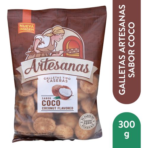 Galletas Artesanas Coco - 300 g