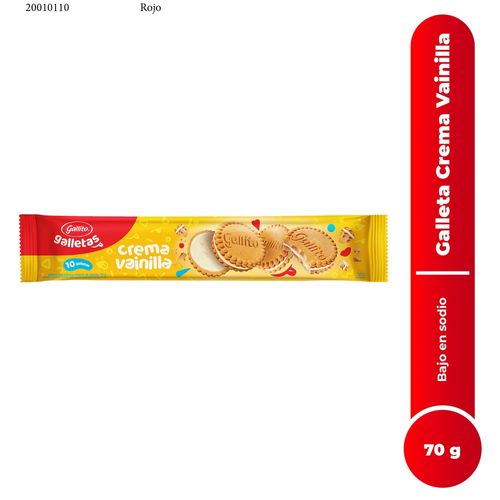 Galleta Crema Vainilla Gallito 336G