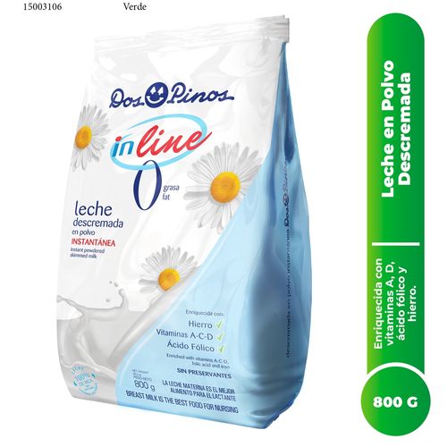 Leche Dos Pinos En Polvo Descremada - 800 g