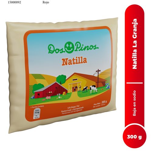 Natilla Dos Pinos La Granja Sin Sal - 300 g