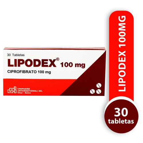 Lipodex 100 Mg X 30 Tabs