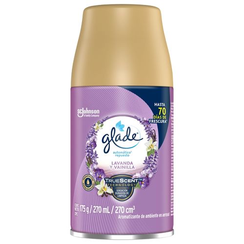 Aromatizante Glade Automático Repuesto Lavanda y Vainilla - 175 g