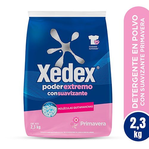 Detergente en polvo Xedex Poder Extremo Primavera - 2.3 kg