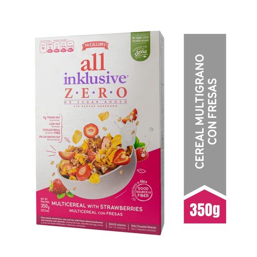 Cereal Multigrano McCallums All Inklusive Fresa - 350 g