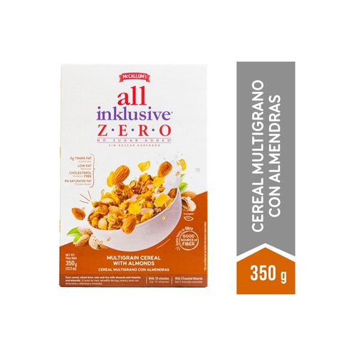 Cereal Multigrano McCallum's All Inklusive Almendras - 350 g