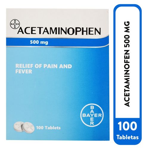 Acetaminofen 500 Mg X 1 Tab
