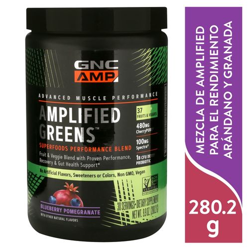 Amp Greens Perfomance Blue 280ea