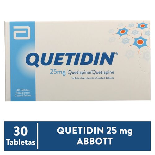 Quetidin Abbot 25 Mg X 30 Tabletas