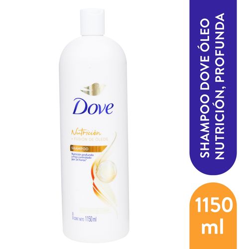 Shampoo Dove Óleo Nutrición, Cabello Seco -1150ml