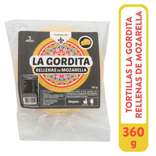 Tortillas Alinadas Gordita 435 Ea