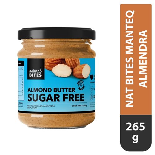 Mantequilla Almendra Natural Bites - 265 g