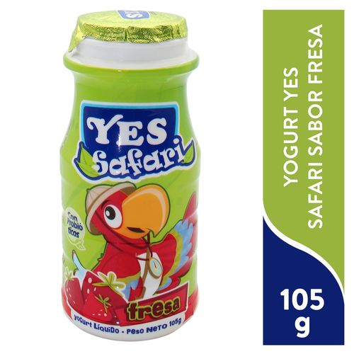 Yogurt Yes Líquido Safari Fresa - 105 g