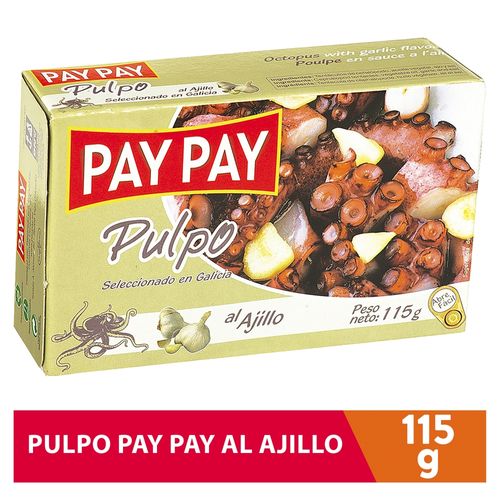 Pulpo Pay Pay al ajillo - 115 g