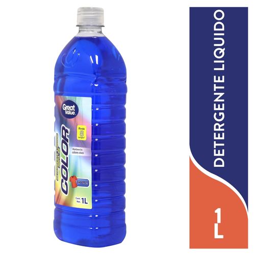 Detergente Great Value Líquido Ropa De Color - 1000 ml