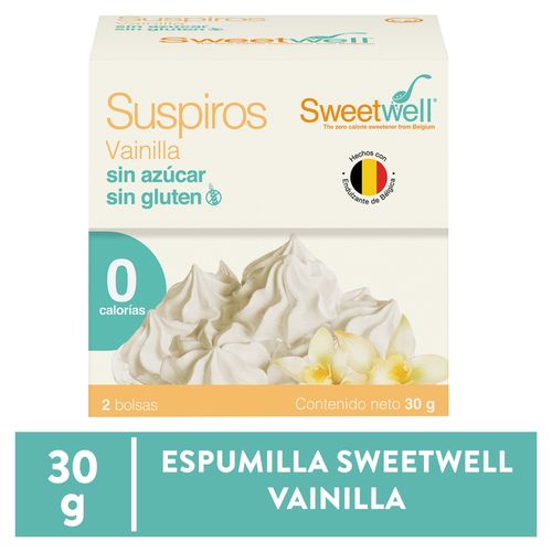 Suspiros Sweetwell de vainilla 2 pack - 30 g