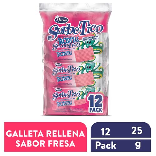 Sorbetico Jack's roditas 12 pack - 300 g