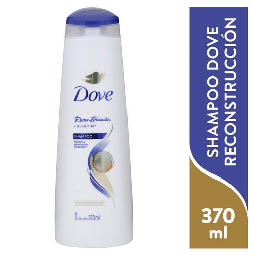 Shampoo Dove Reconstrucción + Keratina - 370 ml