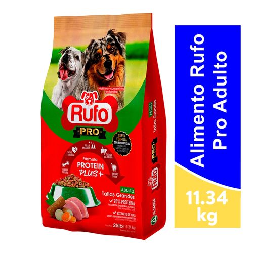 Alimento para perro Rufo pro adulto - 11.34 kg